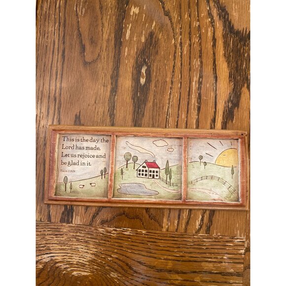 Christian Decorative Wooden Wall Plaque This is the day that the Lord has made P - Picture 2 of 5